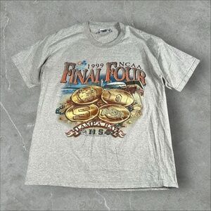 Vintage Ohio State University Shirt Mens Large Grey 90s 1999 NCAA Final Four USA